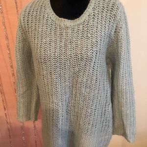 Mohair & acrylic sweater